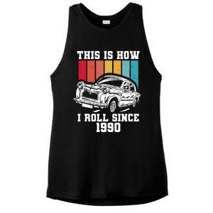 This Is How I Roll Since 1990 Meaningful Gift Ladies PosiCharge Tri-Blend Wicking Tank