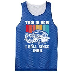 This Is How I Roll Since 1990 Meaningful Gift Mesh Reversible Basketball Jersey Tank