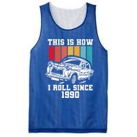 This Is How I Roll Since 1990 Meaningful Gift Mesh Reversible Basketball Jersey Tank