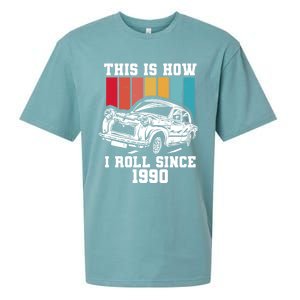 This Is How I Roll Since 1990 Meaningful Gift Sueded Cloud Jersey T-Shirt