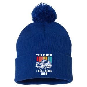 This Is How I Roll Since 1995 Gift Pom Pom 12in Knit Beanie