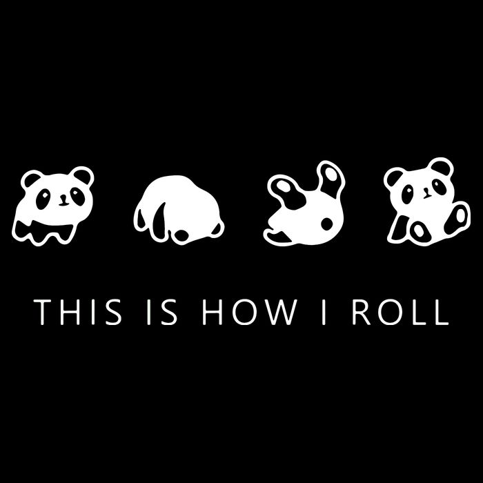 This Is How I Roll Panda Impact Tech Backpack