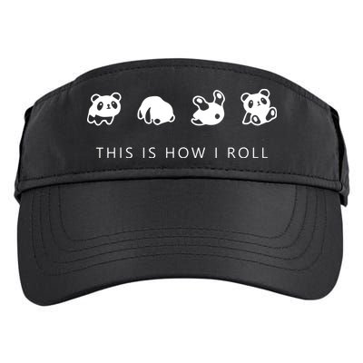 This Is How I Roll Panda Adult Drive Performance Visor