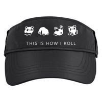 This Is How I Roll Panda Adult Drive Performance Visor