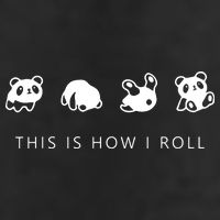 This Is How I Roll Panda Adult Drive Performance Visor
