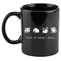 This Is How I Roll Panda 11oz C Handle Ceramic Mug