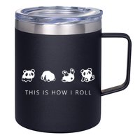 This Is How I Roll Panda 12oz Stainless Steel Coffee Mug