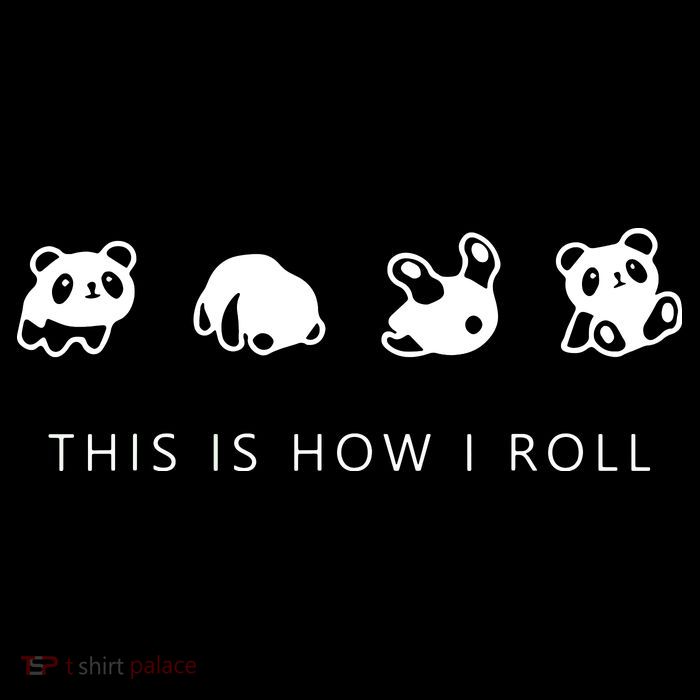 This Is How I Roll Panda PosiCharge Competitor Tank