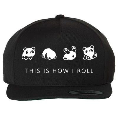 This Is How I Roll Panda Wool Snapback Cap