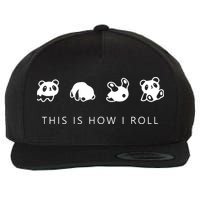 This Is How I Roll Panda Wool Snapback Cap