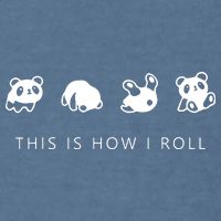This Is How I Roll Panda Garment-Dyed Sweatshirt