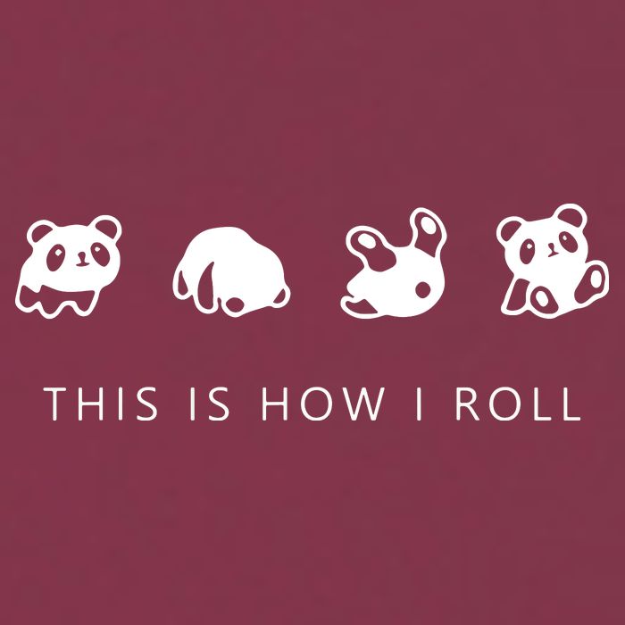 This Is How I Roll Panda 16oz Travel Tumbler