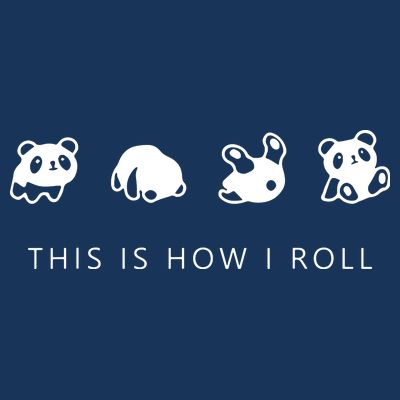 This Is How I Roll Panda T-Shirt