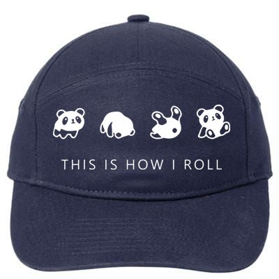 This Is How I Roll Panda 7-Panel Snapback Hat