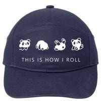 This Is How I Roll Panda 7-Panel Snapback Hat