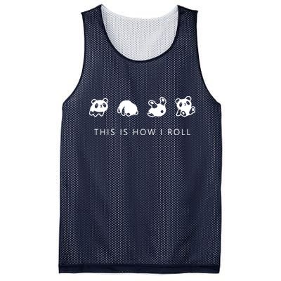This Is How I Roll Panda Mesh Reversible Basketball Jersey Tank