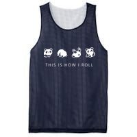 This Is How I Roll Panda Mesh Reversible Basketball Jersey Tank