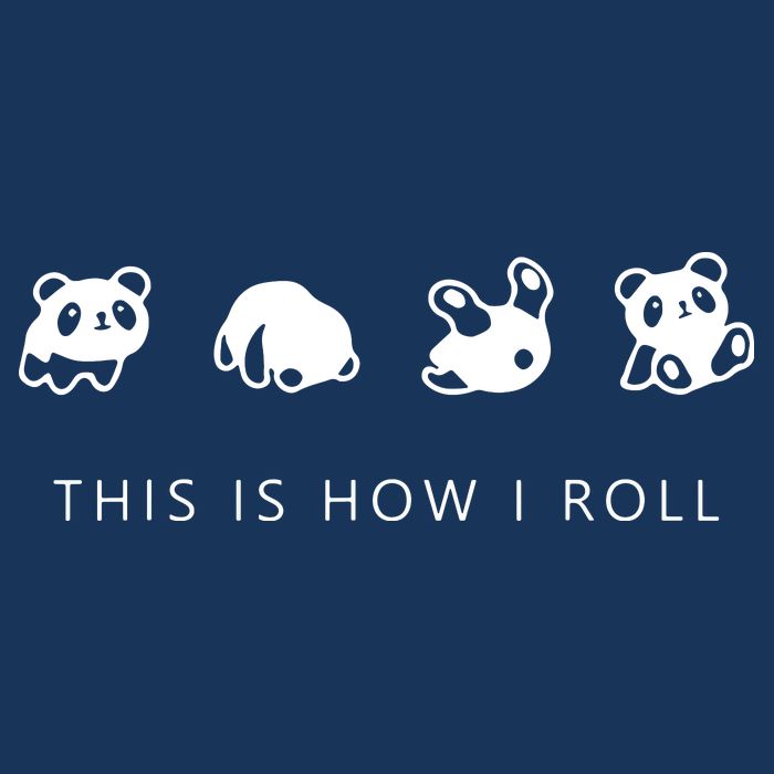 This Is How I Roll Panda Magnet