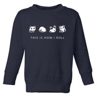 This Is How I Roll Panda Toddler Sweatshirt