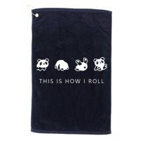 This Is How I Roll Panda Golf Towel