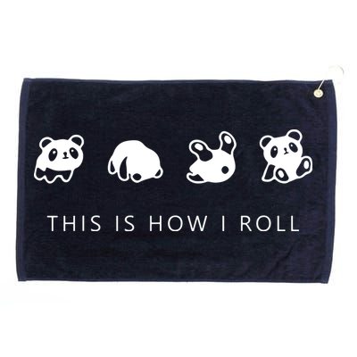 This Is How I Roll Panda Grommeted Golf Towel