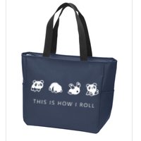 This Is How I Roll Panda Zip Tote Bag