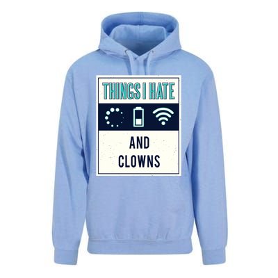 Things I Hate Programmer Nerd Gift Introvert Clown Hater Gift Unisex Surf Hoodie