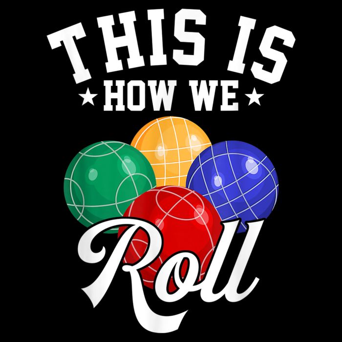 THIS IS HOW WE ROLL BOCCE BALL Wool Snapback Cap