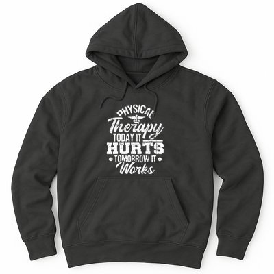 Today It Hurts Tomorrow It Works DPT Physical Therapist PT Hoodie