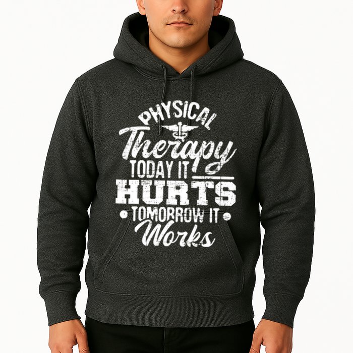 Today It Hurts Tomorrow It Works DPT Physical Therapist PT Hoodie