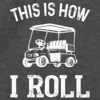 This is How I Roll Funny Golf Cart Golfers Vector Backpack