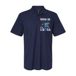 This Is How I Roll Hanukkah Chanukkah Dreidel Jewish Softstyle Adult Sport Polo