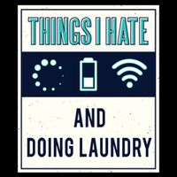Things I Hate Programmer Nerd Gift Introvert Doing Laundry Meaningful Gift USA-Made Doggie Bandana