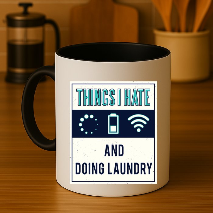 Things I Hate Programmer Nerd Gift Introvert Doing Laundry Meaningful Gift Mug