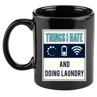 Things I Hate Programmer Nerd Gift Introvert Doing Laundry Meaningful Gift 11oz C Handle Ceramic Mug