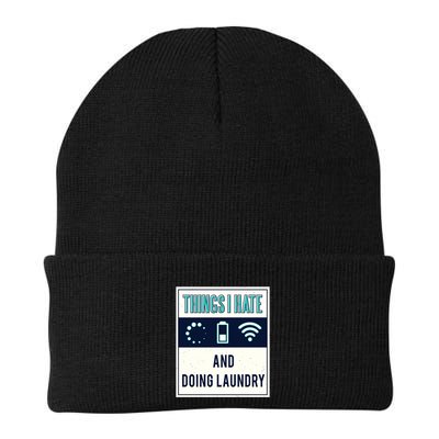 Things I Hate Programmer Nerd Gift Introvert Doing Laundry Meaningful Gift Beanie