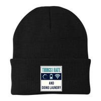 Things I Hate Programmer Nerd Gift Introvert Doing Laundry Meaningful Gift Beanie