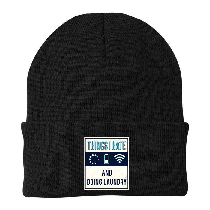 Things I Hate Programmer Nerd Gift Introvert Doing Laundry Meaningful Gift Beanie