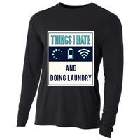 Things I Hate Programmer Nerd Gift Introvert Doing Laundry Meaningful Gift Cooling Performance Long Sleeve Crew