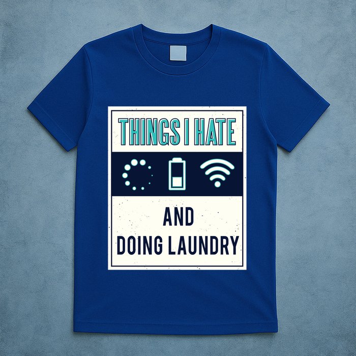 Things I Hate Programmer Nerd Gift Introvert Doing Laundry Meaningful Gift T-Shirt