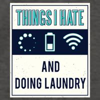 Things I Hate Programmer Nerd Gift Introvert Doing Laundry Meaningful Gift Vector Backpack
