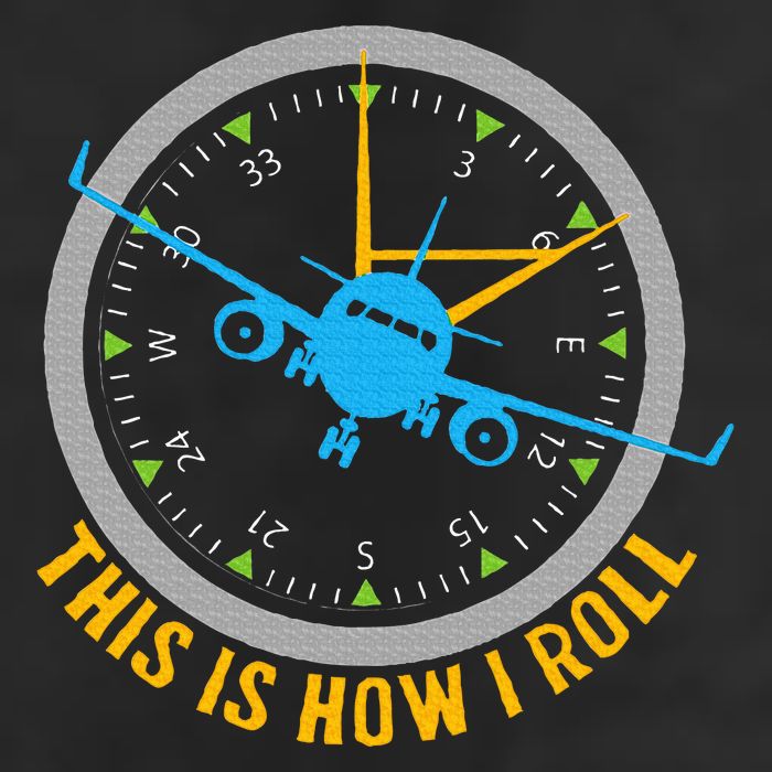 This Is How I Roll Airplane Pilot  Aviation Adult Drive Performance Visor