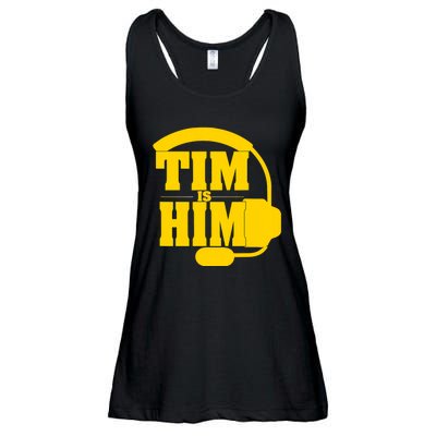 Tim Is Him Ladies Essential Flowy Tank