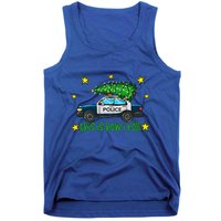 This Is How I Roll Funny Xmas Police Officer Christmas Tree Tank Top