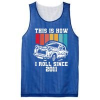 This Is How I Roll Since 2011 Gift Mesh Reversible Basketball Jersey Tank