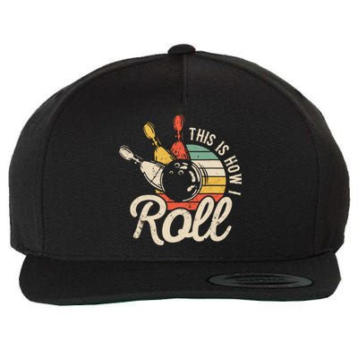 This Is How I Roll Retro Bowling Wool Snapback Cap