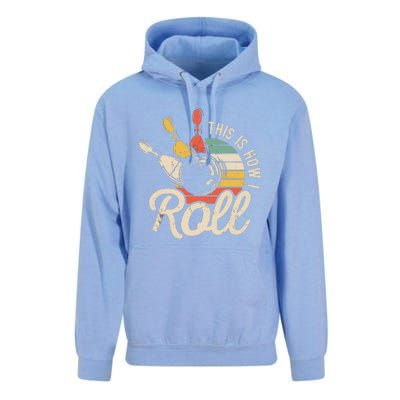 This Is How I Roll Retro Bowling Unisex Surf Hoodie