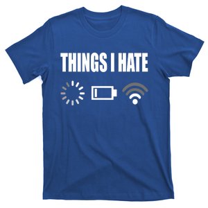 Things I Hate Programmer Outfit Gamer Fun Gift Idea Gift T-Shirt