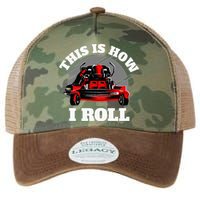 This Is How I Roll Zero Turn Riding Lawn Mower Image Legacy Tie Dye Trucker Hat