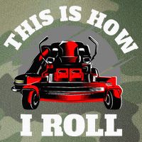 This Is How I Roll Zero Turn Riding Lawn Mower Image Legacy Tie Dye Trucker Hat